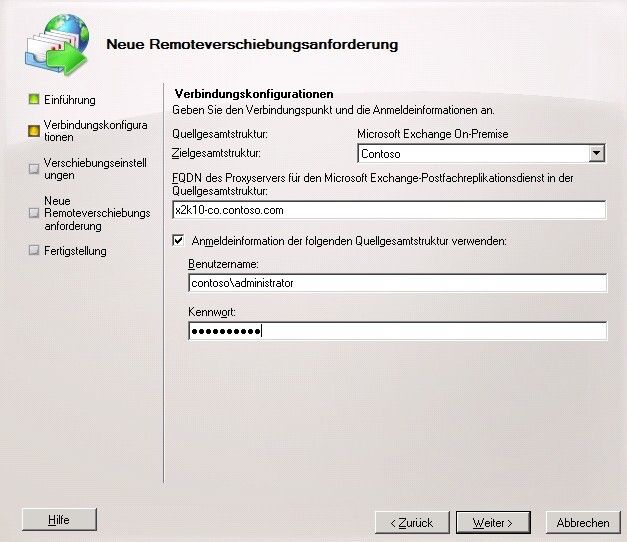 Abbildung 4: Der Assistent erstellt und überprüft auch die Verbundvertrauensstellung zwischen dem Active Directory und der Office 365-Domäne. Auch die Frei/Gebucht-Zeiten lassen sich über den Assistenten synchronisieren. Nach der Einrichtung über den Assistenten können Administratoren Postfächer zwischen lokalen Servern und Office 365 über die Verwaltungskonsole oder die Exchange-Verwaltungsshell verschieben. Den E-Mail-Fluss steuert Exchange über neue Konnektoren. (Bild: Joos)
