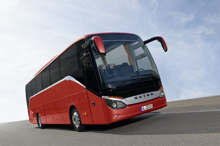 Die Neu-Ulmer Marke Setra der Daimler AG zeigt den neuen Reisebus Comfort-Class 500. (Foto: Daimler AG)