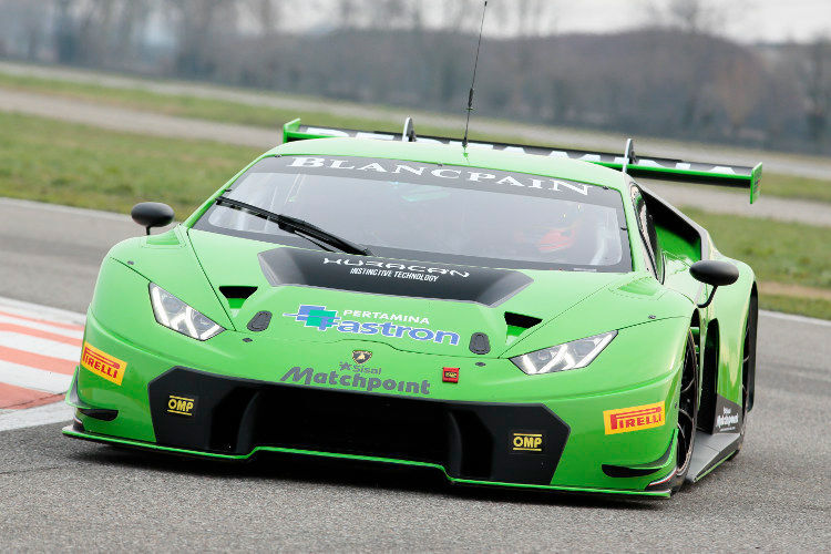 In den GT3-Serien tritt auch der von Audi-Tochter Lamborghini entwickelte Huracan GT3 an, von dem bereits 30 Fahrzeuge verkauft sein sollen. (Foto: Lamborghini)