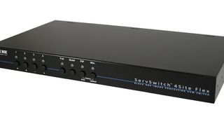 Der Servswitch 4Site flex ermöglicht Black Box zufolge die gleichzeitige Überwachung von vier analogen oder digitalen Computer- und Videoquellen. (Bild: Black Box)