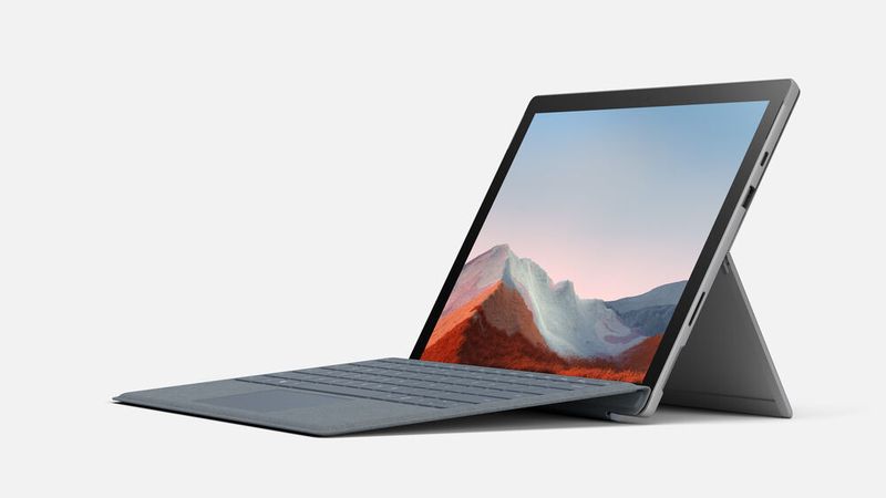 Das Plus in der Typenbezeichnung des Surface Pro 7+ for Business steht für die neuen Tiger-Lake-Prozessoren von Intel, die in den 12,3-Zoll-Tablets stecken. (Microsoft)