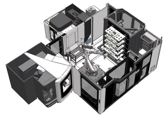 (Basis des WH-Flex-Konzeptes ist ein Baukasten mit einer Vielzahl von Optionen. Bild: DMG Mori/Heitec)