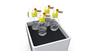 Anwendung der B-Safe-Vaps auf einer HPLC-Anlage (Bild: Bohlender)