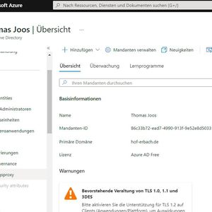 Azure AD Anwendungsproxy ist ein Feature von Azure AD und wird im Azure AD-Portal verwaltet.(Bild:  Joos)