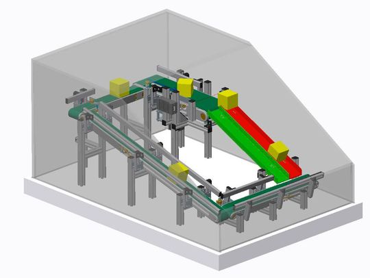 Der Einsatz des Radars in der Prozessautomation.(Bild:  Fraunhofer IAF)