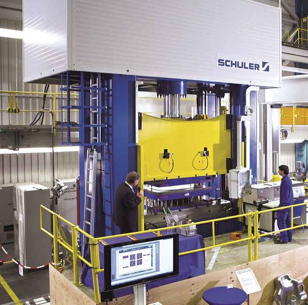 Schuler hat seine neue HPX-Pressenbaureihe mit einer Presskraft von 2500 bis 8000 kN vorgestellt. (Bild: Schuler)