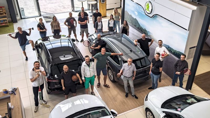 Das Skoda-Autohaus Scharfenberger investiert kräftig in die Zufriedenheit seiner Mitarbeiter.(Bild:  Autohaus Scharfenberger)