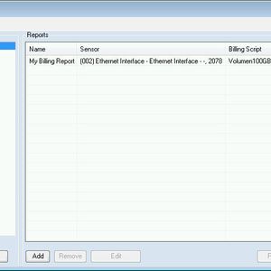 PRTG Billing Tool: Hauptfenster