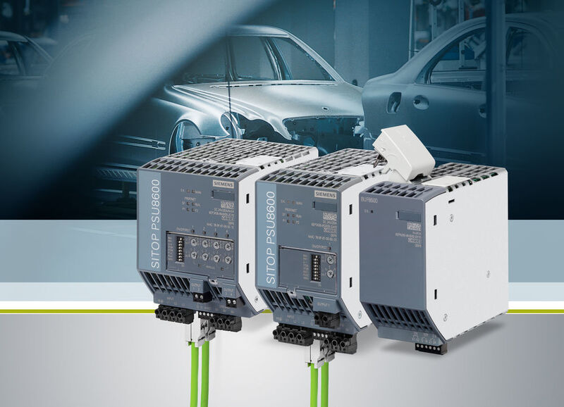 Siemens erweitert sein Stromversorgungssystem Sitop PSU8600 um weitere Grundgeräte, Puffermodule und zusätzliche Funktionen. (Bild: www.siemens.com/press)
