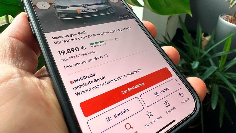 Mobile.de stellt den Online-Autokauf auf seiner Plattform zum Herbst ein.(Bild:  Achter – VCG)