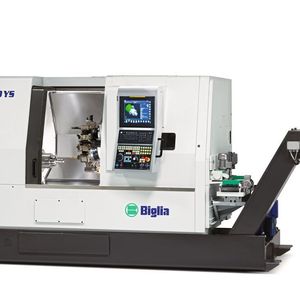 Das neue Universal-Drehzentrum B620 YS von Biglia mit Y-Achse und Gegenspindel für höchste Leistungsfähigkeit.