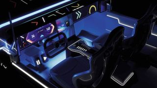 Bildschirme und die darauf dargestellten Funktionen sind der sichtbare Teil von Software im Fahrzeug. Darunter liegt eine komplexe Architektur, die längst noch nicht ausgestaltet ist. (Bild: Cariad)
