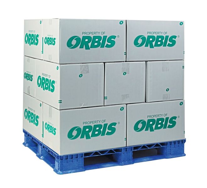 Kartonagen und Boxen aus Wellpappe lassen sich mit der Mehrweglösung „PlastiCorr“ von Orbis eins zu eins ersetzen. (Bild: Orbis)
