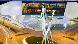 Feiert in diesem Jahr seinen zehnten Geburtstag: das neue Porsche-Museum. (Porsche)
