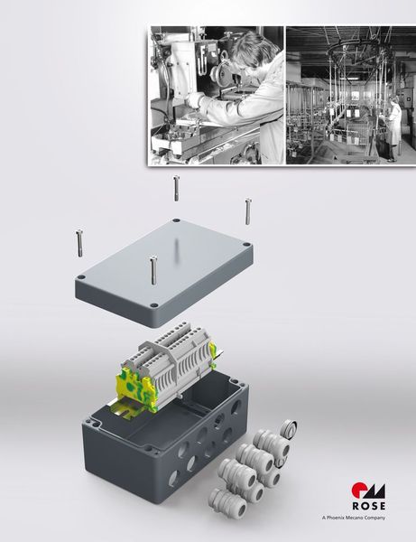 Mit der Fertigung von Aluminium-Gehäusen legte Rose Systemtechnik in den 1970er Jahren den Grundstein für den Erfolg des Gehäuse-Spezialisten. Heute fertigt das Unternehmen 40 verschiedene Aluminium-Gehäuse sowie eine breite Auswahl an Gehäusen aus Edelstahl und Polyester.  (Rose Systemtechnik)