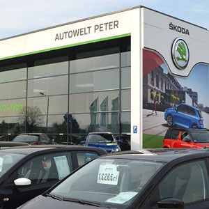 Die Autohausgruppe Peter bewirbt sich mit ihrem neuen Skoda-Betrieb in Nordhausen um den Vertriebs Award 2015.(Foto:  Grimm)