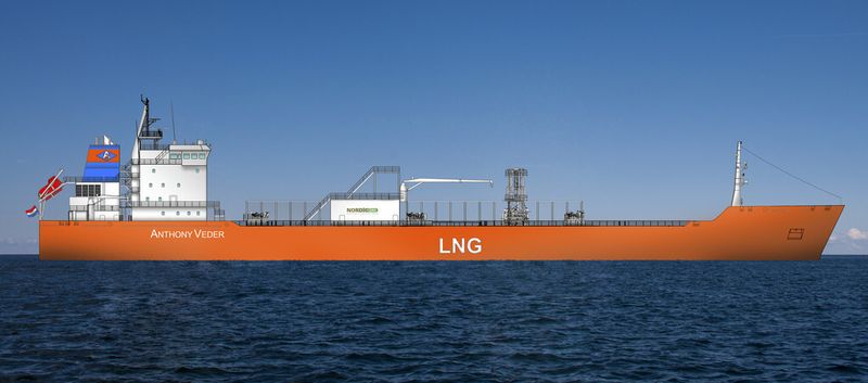 LNG-Tanker wie der Gastanker Anthony Veder transportieren in ihren Stahltanks flüssiges Erdgas quer durch die Weltmeere. (Bild: Meyerwerft)