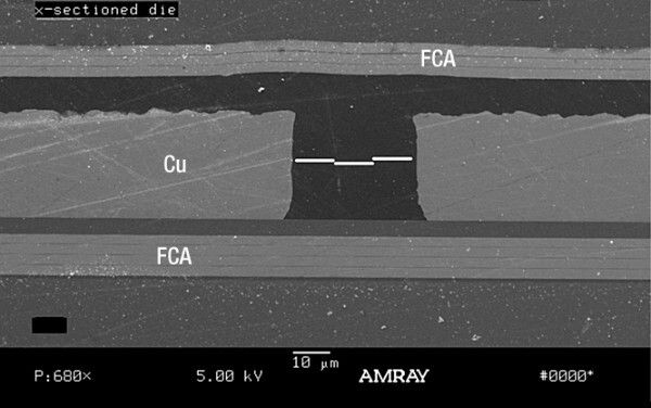 X-sectioned die (Bild: enpirion)