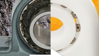 Schmiermittelfreie Stehlager aus Xirodur B180 sollen metallische Lösungen in der Verpackungs- und Lebensmittelindustrie ersetzen. (Igus)