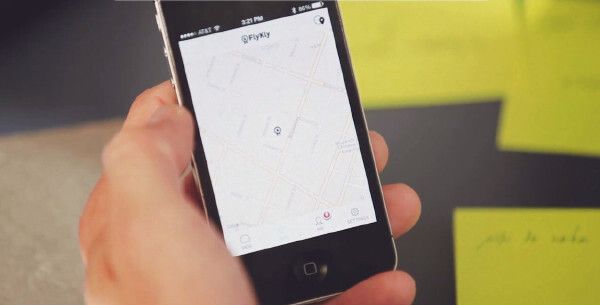 und gleichzeitig lässe es sich via GPS tracken (FlyKly)