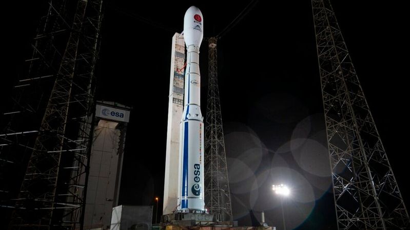 The Smile space probe was launched on May 19, 2026 at 05:52 CEST on a Vega-C rocket from the European spaceport in French Guiana.(Image: ESA)