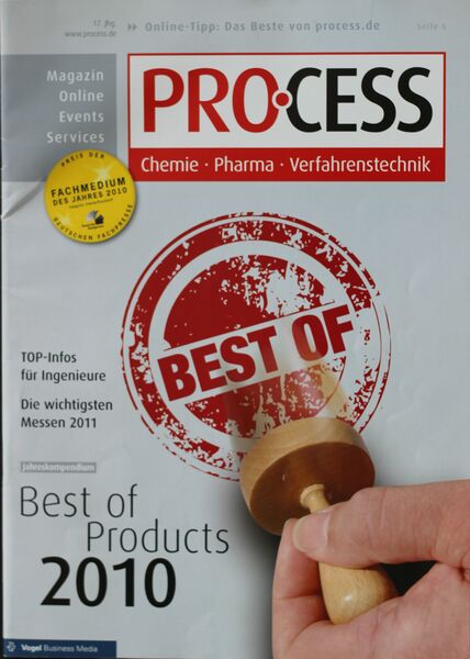 Best of Products 2010   Top Themen:  - Top-Infos für Ingenieure - Die wichtigsten Messen 2011 (Bild: PROCESS)