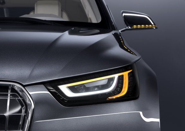 Rasantes Design: Die sportlich gestylten Scheinwerfer ... (Archiv: Vogel Business Media)