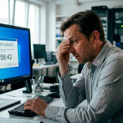 Microsoft verlangt jetzt Patches binnen drei Tagen statt Wochen. Gestaffelte Rollouts und automatisierte Tests machen dieses Tempo für IT-Teams beherrschbar. (Bild: Gemini / KI-generiert)