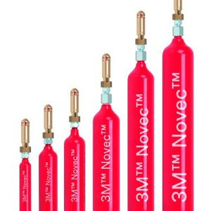 Schaltschrank: die Produktreihe AMFE besteht aus einem Auslösekopf mit einer thermosensitiven Ampulle, wie sie auch in Sprinkleranlagen verwendet wird, und einem angeschlossenen Löschmittelzylinder. (Bild:  Job)