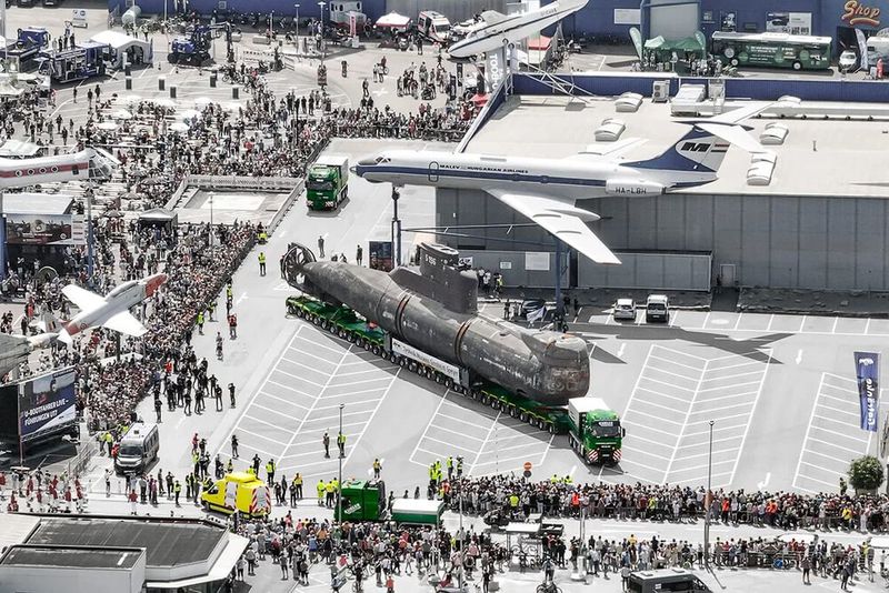 Großes Finale in Sinsheim! Am 28. Juli 2024 erreicht U-17 nach 4-wöchiger Reise das Technikmuseum Sinsheim – U-FF! (Bild: TII Scheuerle)
