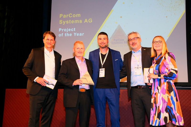 ParCom Systems gewinnt den Award „Project of the Year“. (Bild: Axis)
