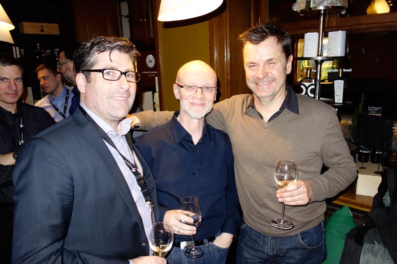 (v. l.) Nigel Bissette, Seagate, Sebastian Noelting, Rausch Netzwerktechnik, und Manfred Kamp, Hammer. (Bild: IT-BUSINESS)