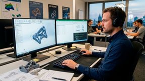 In nur vier Tagen bildet das Fraunhofer FIT Fach- und Führungskräfte zum zertifizierten Design Thinking Practitioner aus. Die praxisnahe Weiterbildung vermittelt dabei menschzentrierte Innovationsmethoden. Lesen Sie hier, wie das geht ...  (Bild: KI-generiert)