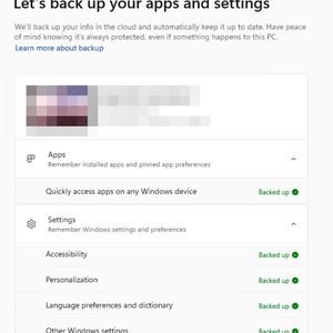 Basis ist Windows Backup. Das Tool sichert die Daten in der Cloud.(Bild:  Joos)