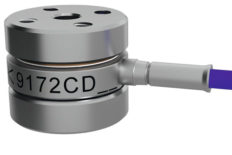 Kistler stellt erstmals den hochempfindlichen piezoelektrischen Kraftaufnehmer 9172CD vor. Der vorgespannte Sensor kann direkt nach der Installation Druck- und Zugkräfte bis 1.000 N messen.