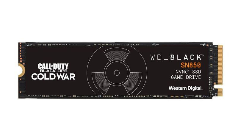 WD_BLACK Call of Duty: Black Ops Cold War Special Edition SN850 NVMe SSD. (Western Digital)