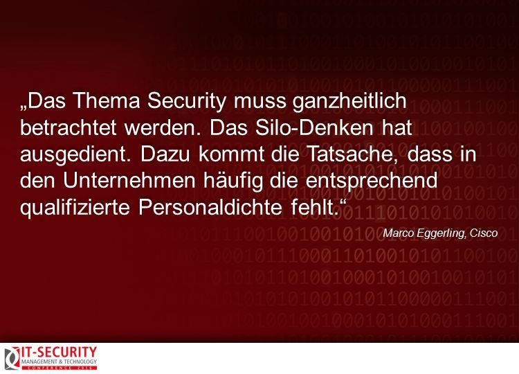 Marco Eggerling, Cisco, zur IT-Security Conference 2016. #itseccon (Collage: AMATHIEU - Fotolia.com)
