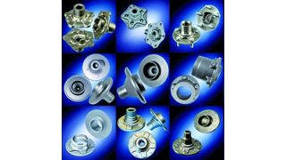 Bild 1:  Auswahl aus dem Radnabenspektrum des Massivumformspezialisten Hirschvogel Automotive Group. (Bild: Hirschvogel)