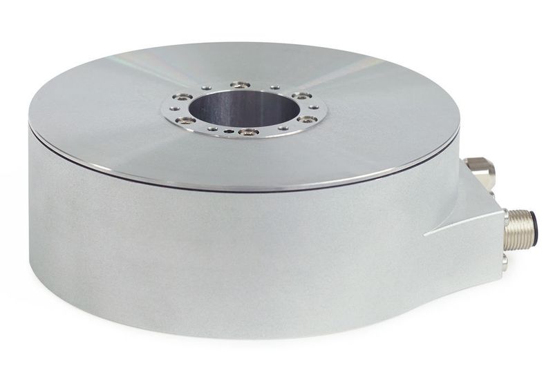 Heidenhain-Winkelmessmodule mit integriertem Torquemotor bieten Antrieb, Führen und Messen mit sehr hoher Genauigkeit in einem kompakten System. (Bild: Heidenhain)