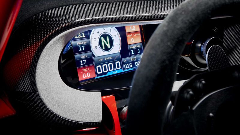 Bei der Cockpitanzeige setzt Prodrive auf ein großes Display. (Bild: Prodrive)