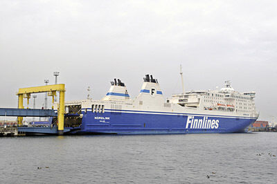 Seit Dezember 2009 verkehrt Finnlines auf der Route Rostock-Gdynia-Helsinki. (Archiv: Vogel Business Media)