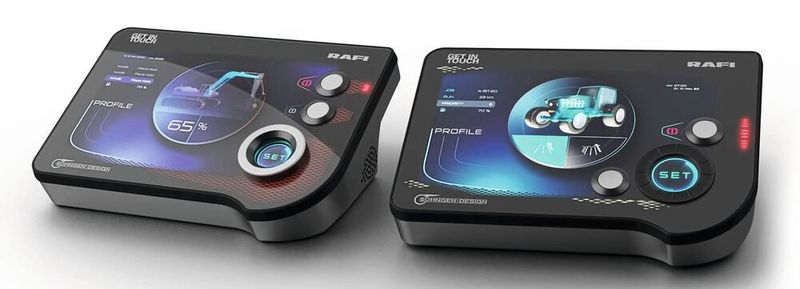 Platz 10 Smart Materials in nur zwölf Schritten clever einsetzen: Bedienelemente mit haptischer Rückmeldung haben den Vorteil, dass der Benutzer bei der Bedienung nicht auf seine Hand schauen muss, sondern seine Augen auf andere Dinge richten kann. (Bild: Rafi)