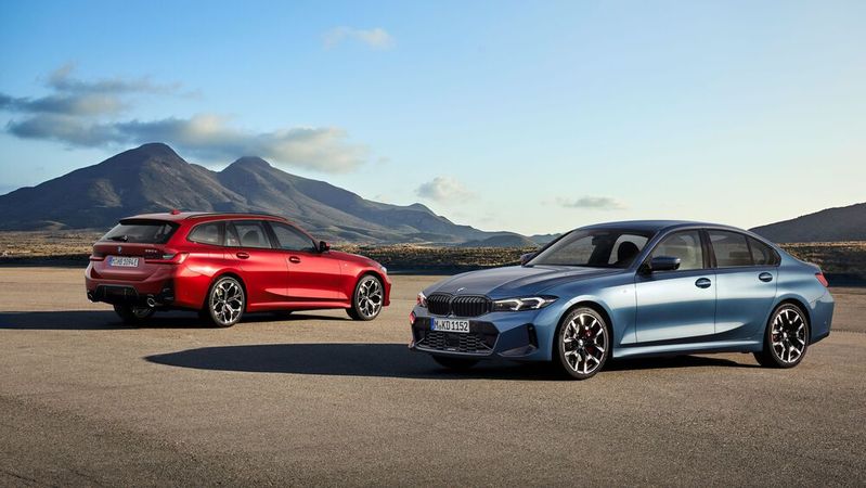 BMW spendiert der 3er Limousine und dem 3er Touring im Sommer eine Auffrischung. (Bild:  BMW)