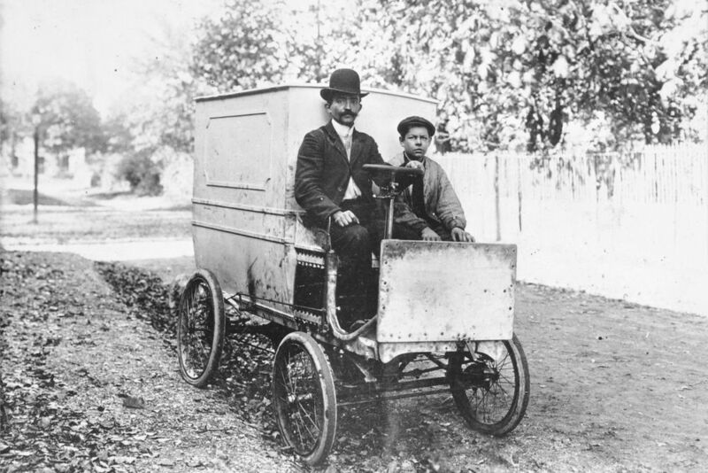 Der Renault Type C wurde um 1900 zum Beispiel als Milchauto verwendet. (Renault)