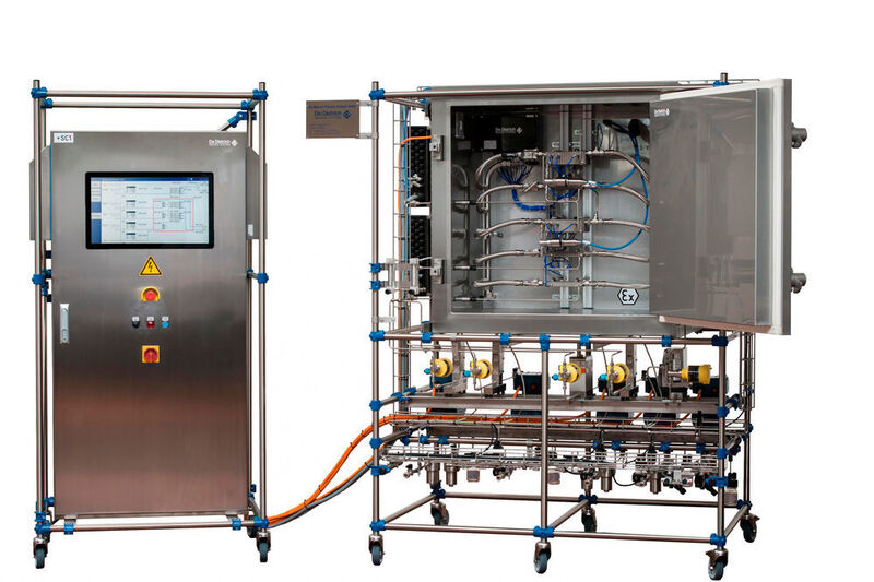 Cryoflowskid by De Dietrich Process Systems incorporates flow reactors from Innosyn.  (De Dietrich Process Systems)