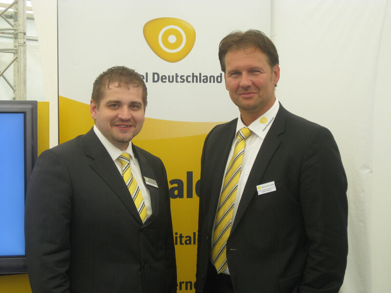 Nick Zeeb und Stefan Streich von Kabel Deutschland (Archiv: Vogel Business Media)