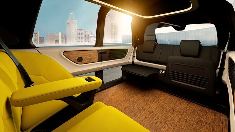 Im Robo-Taxi „Sedric“ gibt es kein Cockpit mehr – stattdessen jede Menge Platz für Fahrgäste. (Volkswagen)