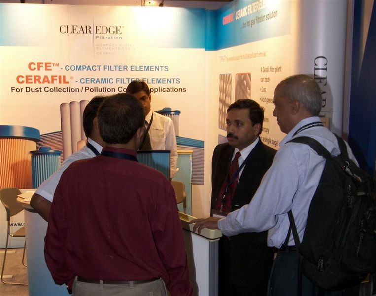 Der Clear Edge Filtration-Stand. (Picture: PROCESS)