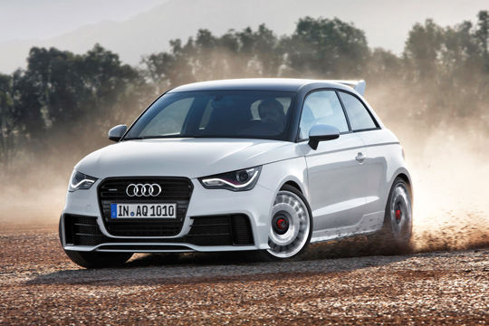 Stark und selten: Der Audi A1 quattro ist mit seinen 256 PS die neue Speerspitze unter den schnellen Kleinwagen. (Audi)
