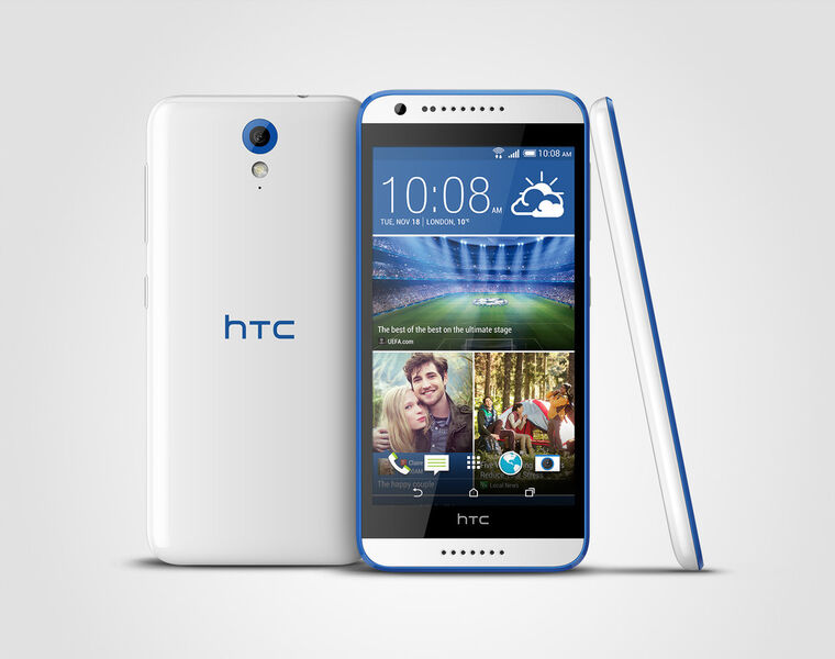 Das HTC Desire 620 in der Farbe Santorini White. (Bild: HTC)